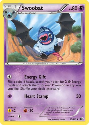 Swoobat 065/113 - Legendary Treasures Reverse Holofoil