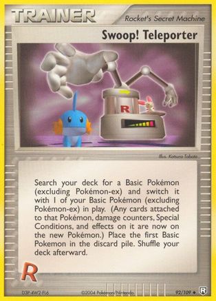 Swoop! Teleporter 092 - Team Rocket Returns - Reverse Holofoil