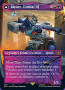 Blaster, Combat DJ // Blaster, Morale Booster (BOT-022) - Transformers: (convertdfc, shatteredglass) (Borderless) Foil