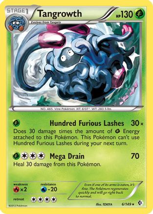 Tangrowth 006/149 - Boundaries Crossed Reverse Holofoil