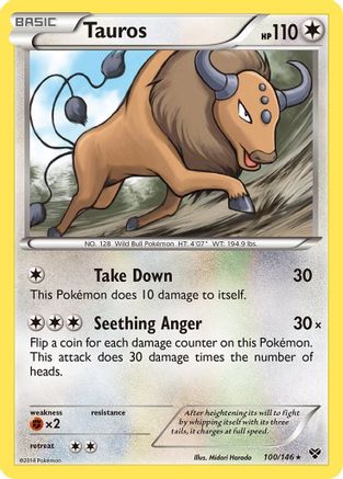 Tauros 100/146 - XY Base Set