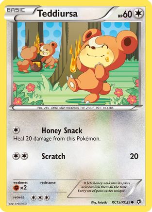 Teddiursa RC15/RC25 - Legendary Treasures Radiant Collection Holofoil