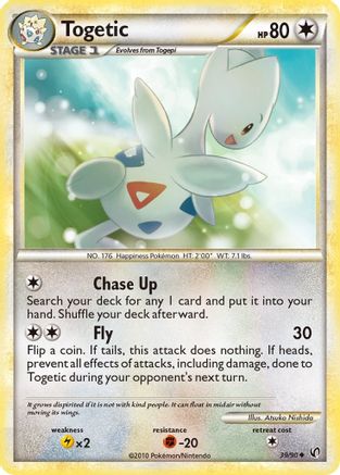 Togetic 039/90 - Undaunted Reverse Holofoil