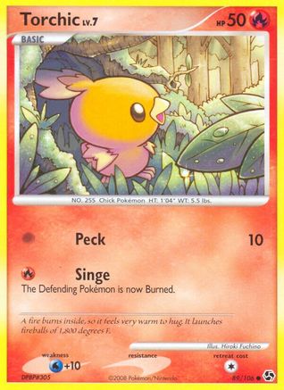 Torchic 089/106 - Great Encounters Reverse Holofoil
