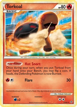 Torkoal 025/95 - Unleashed Reverse Holofoil