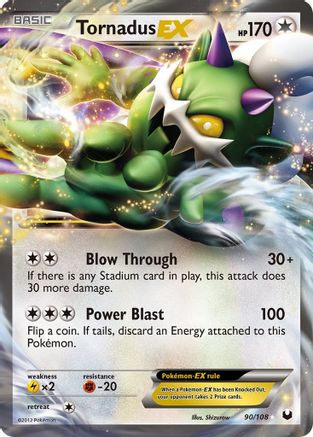 Tornadus EX 090/108 - Dark Explorers Holofoil