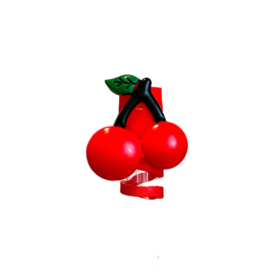 Cherries Straw Topper