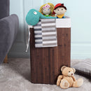 Corner Bamboo Hamper Laundry Basket