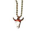 Cow Skull Charm - Tumbler Handle Charm