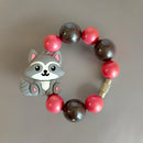Cutie Raccoon Bracelet - Tumbler Handle Charm