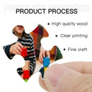 Custom Photo Wooden Puzzle | Upload Any Photo | 60 Pieces | Personalized Keepsake Gift for Families, Couples, and Pet Lovers