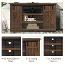Sliding Barn TV Stand Console Table