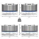 12/14 Feet Trampoline Bounce Jump Combo with Spring Pad-14'
