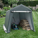Outdoor Storage Shed 8.3 x 14 Ft with Roll-Up Zipper Door