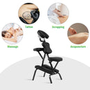 PU Leather Pad Travel Massage Chair with