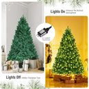 7 Feet PVC Artificial Christmas Tree with LED Lights