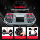 55 Lbs Adjustable Dumbbell with 18 Weights Storage Tray for Gym Home Office