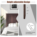 Full Wood Headboard Flat Panel with Pre-drilled Holes and Height Adjustment