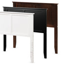 Solid Wood Flat Panel Headboard for Twin-size Bed