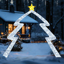 8.8 Feet Christmas Tree-shaped Archway with Top Star
