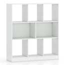 8-Cube Bookcase 3-Tier Storage Organizer with Anti-Tip Kit