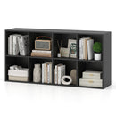 8-Cube Bookcase Bookshelf with 2 Anti-Tipping Kits Storage Organizer