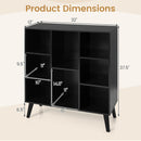 8-Cube Bookcase with Raised Support Legs