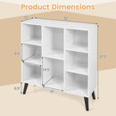 8-Cube Bookcase with Raised Support Legs