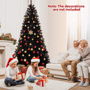 6/7/8 Feet Artificial Christmas Tree with 6 Lighting Modes and Spooky Sounds