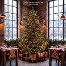 6 FT Pre-Lit Artificial Christmas Tree with 240 LED Lights