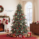 7 FT Pre-Lit Artificial Christmas Tree with 460 LED Lights