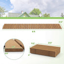 8 Feet Outdoor Pathway Straight Roll-Out Patio Boardwalk