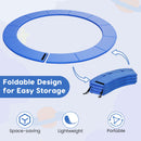 8-16 FT Trampoline Pad Replacement Safety Pad with Fixing Straps (Blue)