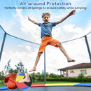 8-16 FT Trampoline Pad Replacement Safety Pad with Fixing Straps (Multicolor)