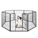 8 Panel 32 Inch Height Pet Fence Indoor Outdoor-32 inches
