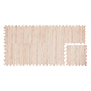 8 Pieces EVA Foam Floor Tiles with Wood Texture