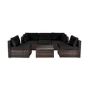 8 Pieces Patio Lounge Set: Comfort and Style Combined