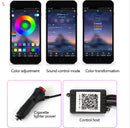 Car Fiber Optic Ambient APP Rhythm Light