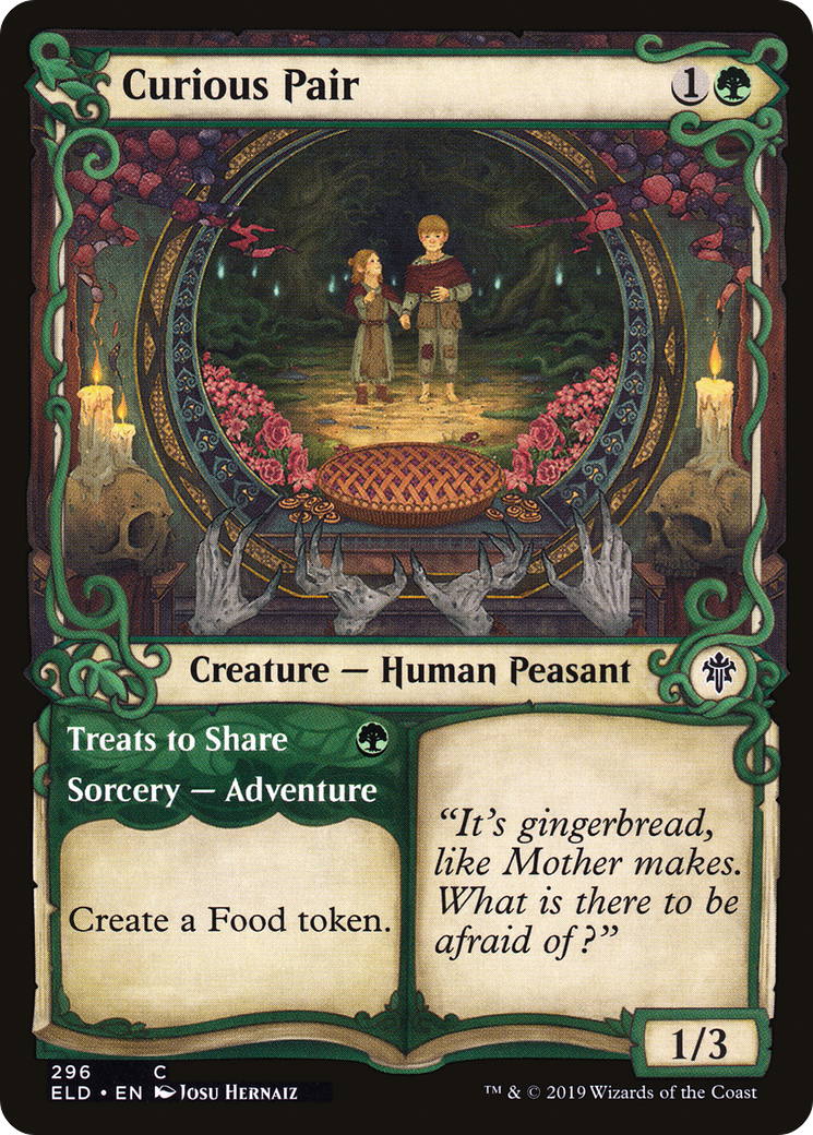 Curious Pair // Treats to Share (ELD-296) - Throne of Eldraine: (Showcase) Foil