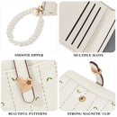 Womens Short PU Creative Floral Wallet