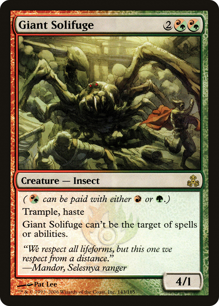 Giant Solifuge (GPT-143) - Guildpact Foil