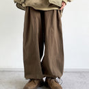 Solid Color Retro Japanese-style Casual Pants