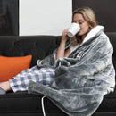 Electric Heated Flannel Throw Blanket 59x50in with 6 Heat Settings