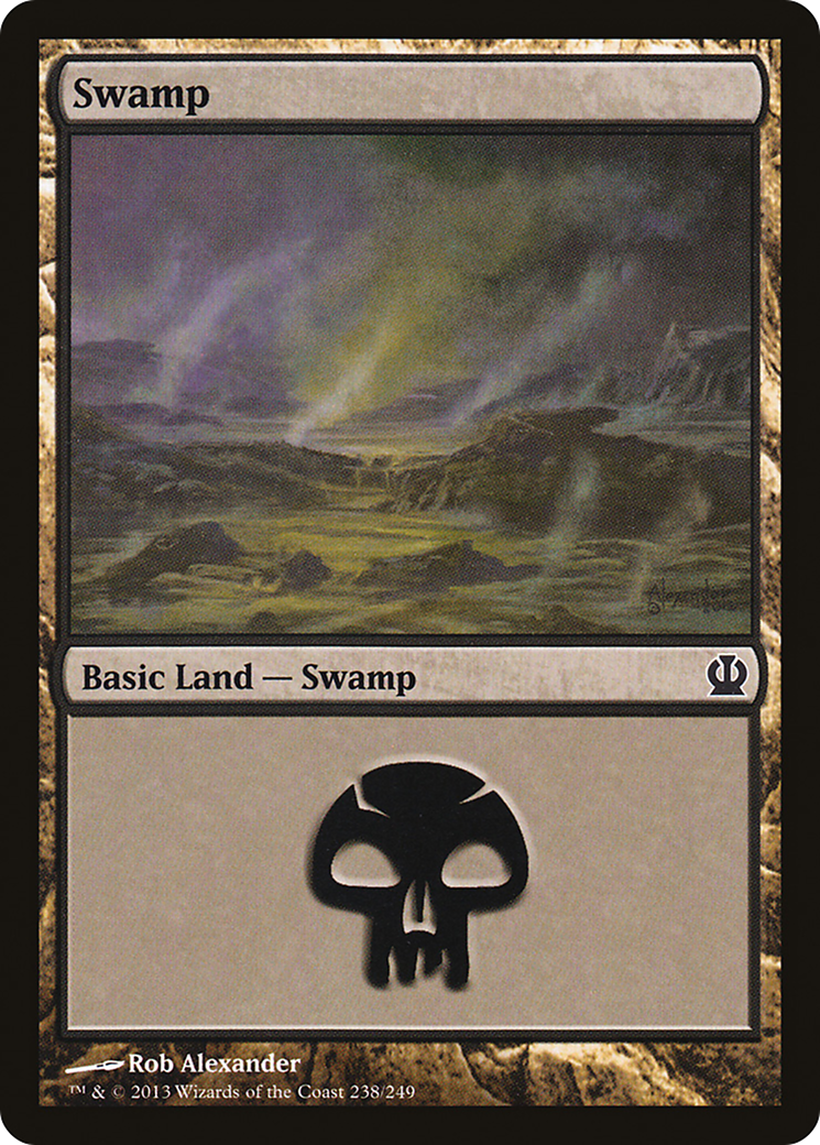 Swamp (THS-238) - Theros Foil