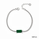 Simple Collarbone Necklace & Bracelet Set