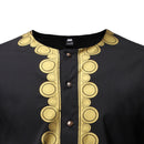 Men's Casual Long Sleeve Bronzing Polyester Shirt