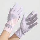 Sunscreen For Women Summer Ice-Feel Two-Finger Cut UV-Protective Thin Gloves