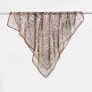 Versatile Printed Thin Square Scarf