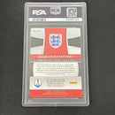 2018 Panini Prizm World Cup #72 Marcus Rashford Signed Card PSA 8 Autographed