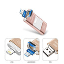 Universal 3-in-1 USB Drive For Mobile Phone And Computer